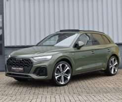 Audi Q5 55 TFSI e S-Line 367 Pk District Groen Metallic